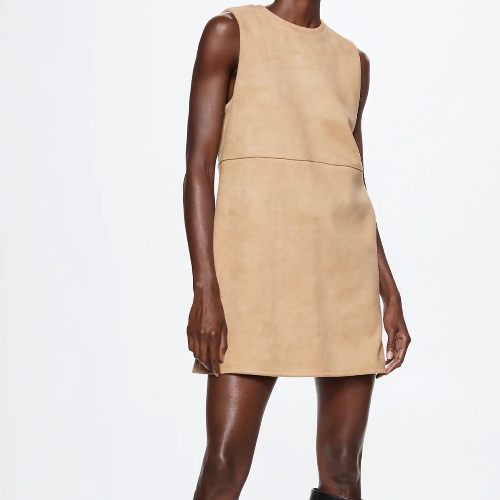 Mango Suede Mini Dress